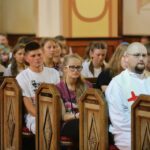 29.06.2016. W miejscowości Leńcze koło Krakowa mieszka 350 pielgrzymów z diecezji kieleckiej / Wojciech Habdas / Radio Kielce