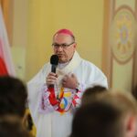 29.06.2016. W miejscowości Leńcze koło Krakowa mieszka 350 pielgrzymów z diecezji kieleckiej / Wojciech Habdas / Radio Kielce