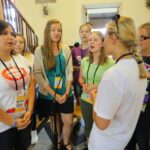 29.06.2016. W miejscowości Leńcze koło Krakowa mieszka 350 pielgrzymów z diecezji kieleckiej / Wojciech Habdas / Radio Kielce