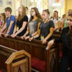 29.06.2016. W miejscowości Leńcze koło Krakowa mieszka 350 pielgrzymów z diecezji kieleckiej / Wojciech Habdas / Radio Kielce