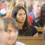 29.06.2016. W miejscowości Leńcze koło Krakowa mieszka 350 pielgrzymów z diecezji kieleckiej / Wojciech Habdas / Radio Kielce