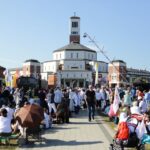 30.07.2016. Sanktuarium świętego Jana Pawła II. Podczas mszy świętej dla duchowieństwa sprawowanej przez papieża Franciszka / Wojciech Habdas / Radio Kielce