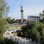 30.07.2016. Pielgrzymi w drodze do Sanktuarium Świętego Jana Pawła II / Wojciech Habdas / Radio Kielce