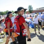 30.07.2016. Sanktuarium świętego Jana Pawła II. Podczas mszy świętej dla duchowieństwa sprawowanej przez papieża Franciszka / Wojciech Habdas / Radio Kielce