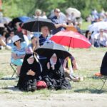 30.07.2016. Sanktuarium świętego Jana Pawła II. Podczas mszy świętej dla duchowieństwa sprawowanej przez papieża Franciszka / Wojciech Habdas / Radio Kielce