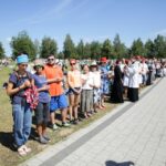 30.07.2016. Sanktuarium świętego Jana Pawła II. Podczas mszy świętej dla duchowieństwa sprawowanej przez papieża Franciszka / Wojciech Habdas / Radio Kielce