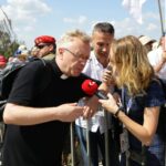 30.07.2016. Sanktuarium świętego Jana Pawła II. Podczas mszy świętej dla duchowieństwa sprawowanej przez papieża Franciszka / Wojciech Habdas / Radio Kielce