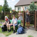 30.07.2016. Pielgrzymi w drodze do Brzegów, gdzie odbędzie się czuwanie z papieżem / Wojciech Habdas / Radio Kielce