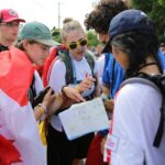 30.07.2016. Pielgrzymi w drodze do Brzegów, gdzie odbędzie się czuwanie z papieżem / Wojciech Habdas / Radio Kielce