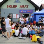 30.07.2016. Pielgrzymi w drodze do Brzegów, gdzie odbędzie się czuwanie z papieżem / Wojciech Habdas / Radio Kielce