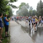 30.07.2016. Pielgrzymi w drodze do Brzegów, gdzie odbędzie się czuwanie z papieżem / Wojciech Habdas / Radio Kielce