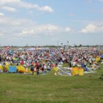 30.07.2016. Brzegi. Miejsce, gdzie młodzież spotka się na czuwaniu z papieżem / Wojciech Habdas / Radio Kielce