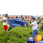 30.07.2016. Modlitewne czuwanie uczestników Światowych Dni Młodzieży w Brzegach z udziałem papieża Franciszka / Wojciech Habdas / Radio Kielce