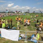 30.07.2016. Brzegi. Miejsce, gdzie młodzież spotka się na czuwaniu z papieżem / Wojciech Habdas / Radio Kielce