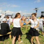 30.07.2016. Brzegi. Miejsce, gdzie młodzież spotka się na czuwaniu z papieżem / Wojciech Habdas / Radio Kielce