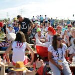 30.07.2016. Brzegi. Miejsce, gdzie młodzież spotka się na czuwaniu z papieżem / Wojciech Habdas / Radio Kielce