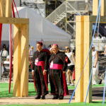 30.07.2016. Modlitewne czuwanie uczestników Światowych Dni Młodzieży w Brzegach z udziałem papieża Franciszka / Wojciech Habdas / Radio Kielce