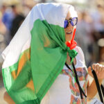 30.07.2016. Modlitewne czuwanie uczestników Światowych Dni Młodzieży w Brzegach z udziałem papieża Franciszka / Wojciech Habdas / Radio Kielce