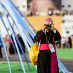 30.07.2016. Modlitewne czuwanie uczestników Światowych Dni Młodzieży w Brzegach z udziałem papieża Franciszka / Wojciech Habdas / Radio Kielce