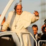 30.07.2016. Modlitewne czuwanie uczestników Światowych Dni Młodzieży w Brzegach z udziałem papieża Franciszka / Fot. Radio Kielce