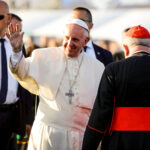 30.07.2016. Modlitewne czuwanie uczestników Światowych Dni Młodzieży w Brzegach z udziałem papieża Franciszka / Fot. Radio Kielce