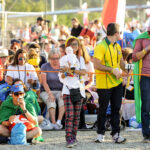 30.07.2016. Modlitewne czuwanie uczestników Światowych Dni Młodzieży w Brzegach z udziałem papieża Franciszka / Wojciech Habdas / Radio Kielce