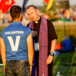 30.07.2016. Modlitewne czuwanie uczestników Światowych Dni Młodzieży w Brzegach z udziałem papieża Franciszka / Wojciech Habdas / Radio Kielce