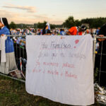 30.07.2016. Modlitewne czuwanie uczestników Światowych Dni Młodzieży w Brzegach z udziałem papieża Franciszka / Wojciech Habdas / Radio Kielce