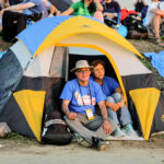 30.07.2016. Modlitewne czuwanie uczestników Światowych Dni Młodzieży w Brzegach z udziałem papieża Franciszka / Wojciech Habdas / Radio Kielce