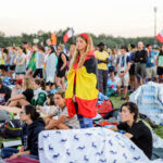 30.07.2016. Modlitewne czuwanie uczestników Światowych Dni Młodzieży w Brzegach z udziałem papieża Franciszka / Wojciech Habdas / Radio Kielce