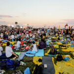 30.07.2016. Modlitewne czuwanie uczestników Światowych Dni Młodzieży w Brzegach z udziałem papieża Franciszka / Wojciech Habdas / Radio Kielce