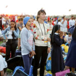 30.07.2016. Modlitewne czuwanie uczestników Światowych Dni Młodzieży w Brzegach z udziałem papieża Franciszka / Wojciech Habdas / Radio Kielce