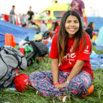 30.07.2016. Modlitewne czuwanie uczestników Światowych Dni Młodzieży w Brzegach z udziałem papieża Franciszka / Wojciech Habdas / Radio Kielce