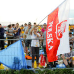 30.07.2016. Modlitewne czuwanie uczestników Światowych Dni Młodzieży w Brzegach z udziałem papieża Franciszka / Wojciech Habdas / Radio Kielce