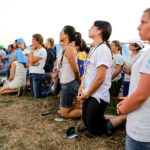 30.07.2016. Modlitewne czuwanie uczestników Światowych Dni Młodzieży w Brzegach z udziałem papieża Franciszka / Wojciech Habdas / Radio Kielce