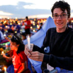 30.07.2016. Modlitewne czuwanie uczestników Światowych Dni Młodzieży w Brzegach z udziałem papieża Franciszka / Wojciech Habdas / Radio Kielce