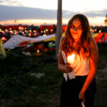 30.07.2016. Modlitewne czuwanie uczestników Światowych Dni Młodzieży w Brzegach z udziałem papieża Franciszka / Wojciech Habdas / Radio Kielce