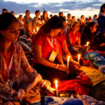 30.07.2016. Modlitewne czuwanie uczestników Światowych Dni Młodzieży w Brzegach z udziałem papieża Franciszka / Wojciech Habdas / Radio Kielce