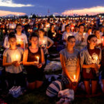 30.07.2016. Modlitewne czuwanie uczestników Światowych Dni Młodzieży w Brzegach z udziałem papieża Franciszka / Wojciech Habdas / Radio Kielce