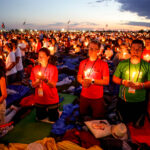 30.07.2016. Modlitewne czuwanie uczestników Światowych Dni Młodzieży w Brzegach z udziałem papieża Franciszka / Wojciech Habdas / Radio Kielce