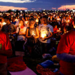 30.07.2016. Modlitewne czuwanie uczestników Światowych Dni Młodzieży w Brzegach z udziałem papieża Franciszka / Wojciech Habdas / Radio Kielce