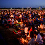 30.07.2016. Modlitewne czuwanie uczestników Światowych Dni Młodzieży w Brzegach z udziałem papieża Franciszka / Wojciech Habdas / Radio Kielce