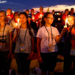 30.07.2016. Modlitewne czuwanie uczestników Światowych Dni Młodzieży w Brzegach z udziałem papieża Franciszka / Wojciech Habdas / Radio Kielce