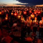 30.07.2016. Modlitewne czuwanie uczestników Światowych Dni Młodzieży w Brzegach z udziałem papieża Franciszka / Wojciech Habdas / Radio Kielce