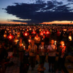 30.07.2016. Modlitewne czuwanie uczestników Światowych Dni Młodzieży w Brzegach z udziałem papieża Franciszka / Wojciech Habdas / Radio Kielce