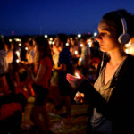 30.07.2016. Modlitewne czuwanie uczestników Światowych Dni Młodzieży w Brzegach z udziałem papieża Franciszka / Wojciech Habdas / Radio Kielce