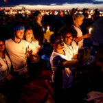 30.07.2016. Modlitewne czuwanie uczestników Światowych Dni Młodzieży w Brzegach z udziałem papieża Franciszka / Wojciech Habdas / Radio Kielce