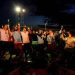 30.07.2016. Modlitewne czuwanie uczestników Światowych Dni Młodzieży w Brzegach z udziałem papieża Franciszka / Wojciech Habdas / Radio Kielce