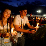 30.07.2016. Modlitewne czuwanie uczestników Światowych Dni Młodzieży w Brzegach z udziałem papieża Franciszka / Wojciech Habdas / Radio Kielce