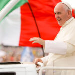 30.07.2016. Modlitewne czuwanie uczestników Światowych Dni Młodzieży w Brzegach z udziałem papieża Franciszka / Fot. Radio Kielce